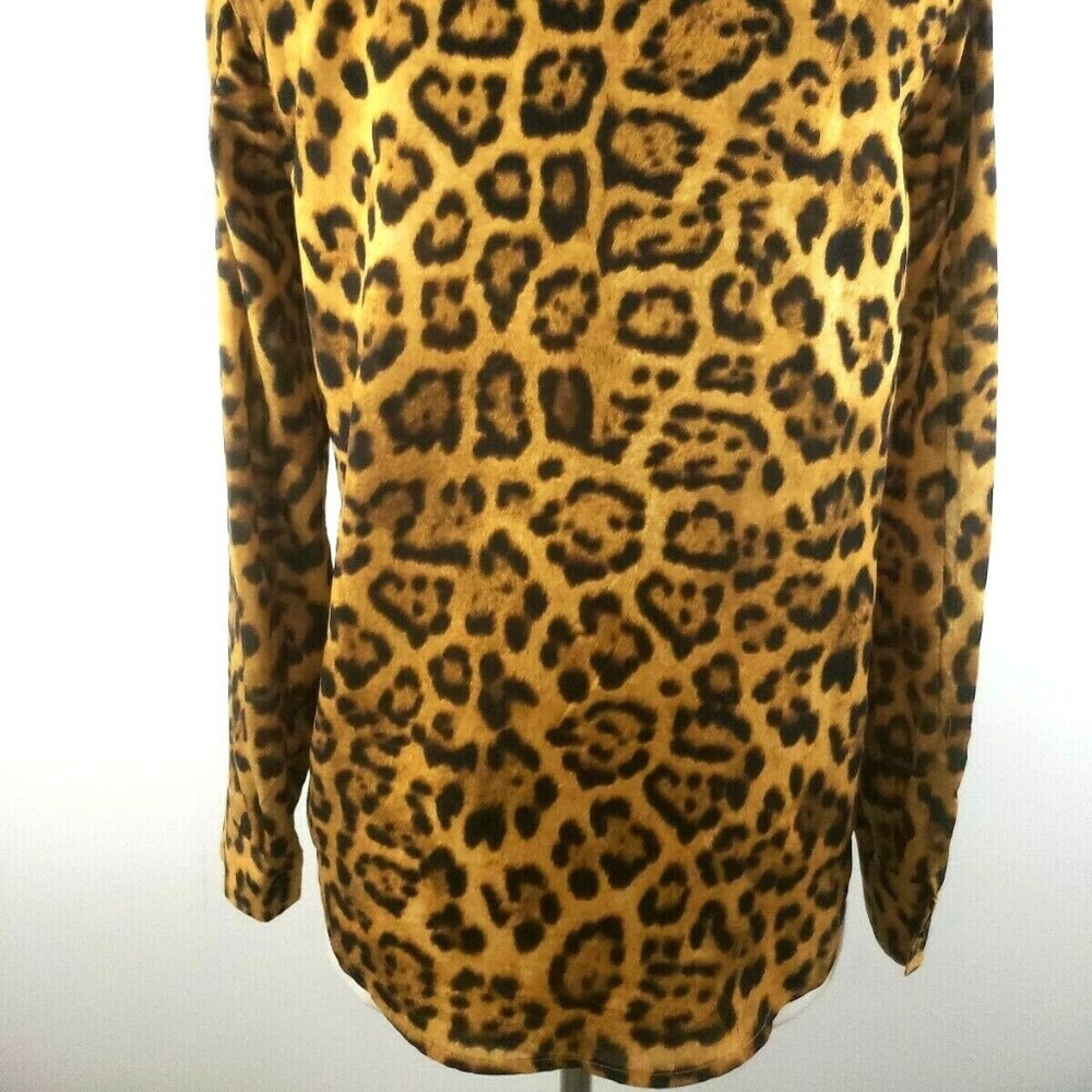 Jones New York Sport Leopard Tunic Blouse - Picture 7 of 8